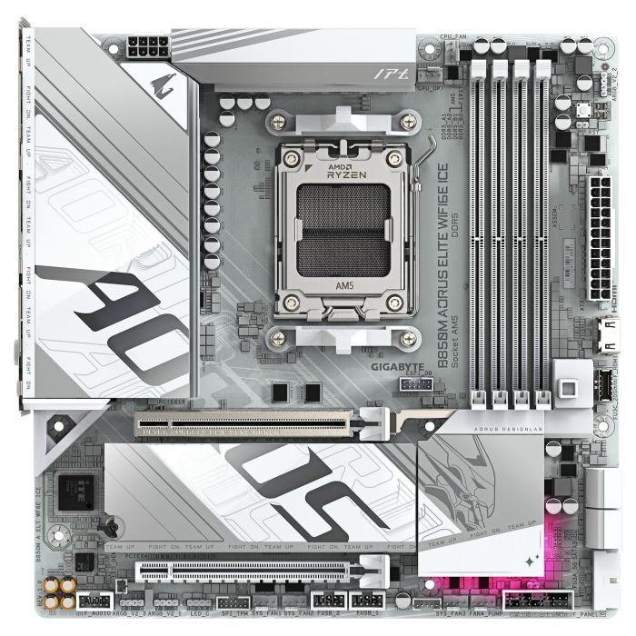 Gigabyte GIG1736295763457 Placa base B850M AORUS ELITE WIFI6E ICE