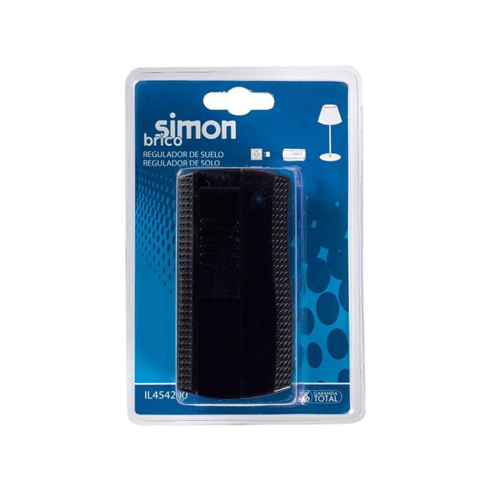 Regulador intensidad de suelo negro 500 W 230 v~ negro con led 1 Regulador intensidad de suelo negro 500 W 230 v~ negro con led 1