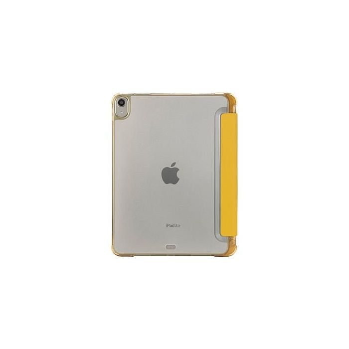 Tucano Funda Folio Satin para iPad Air 11 M2 (2024), 27.9 cm (11 Pulgadas), TPU, Amarillo Senfgelb, Modo Espera, Resistente a Golpes, Portaboligrafo, Modelo IPDA11M2ST-DY