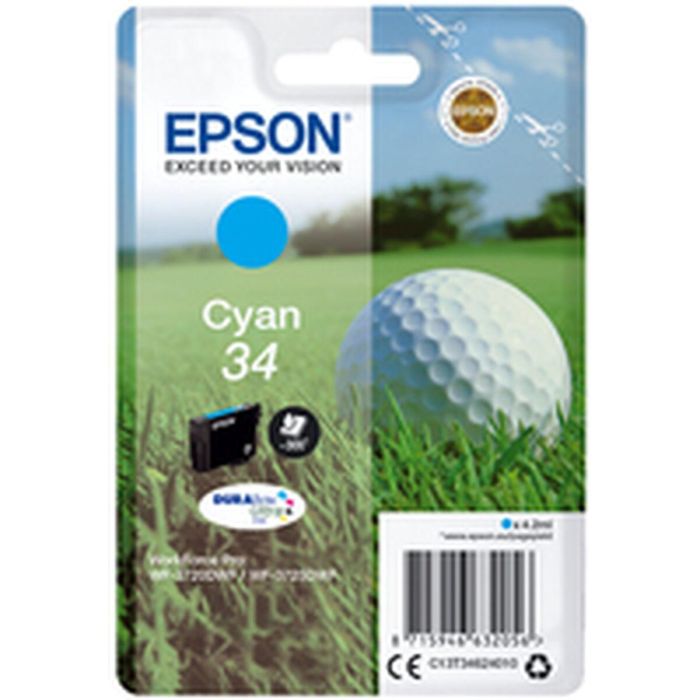 Cartucho de Tinta Original Epson C13T34624010 Cian