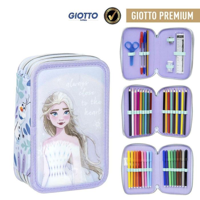 Plumier con accesorios frozen 12.5 x 6.5 x 19.5 cm 1