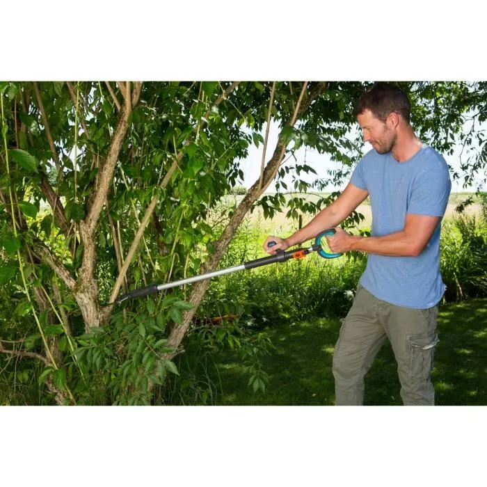 Gardena Lopper SlimCut Podadora para Acceso Difícil y Espacios Estrechos con Cabezal de Corte Fino y Doble Potencia Rack Gardena Lopper SlimCut Podadora para Acceso Difícil y Espacios Estrechos con Cabezal de Corte Fino y Doble Potencia Rack