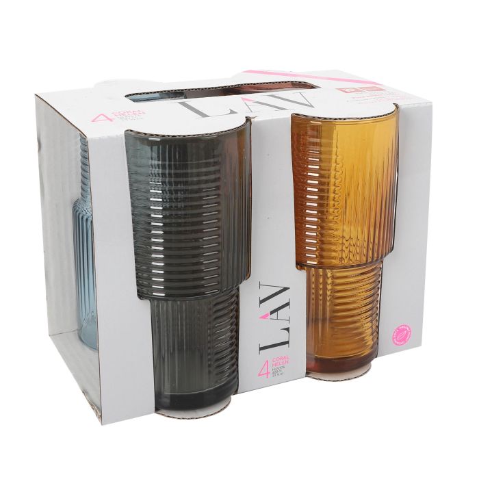 Set 4 Vasos Helen 400 cc Color - LAV (6 Cajas) 3 Set 4 Vasos Helen 400 cc Color - LAV (6 Cajas) 3
