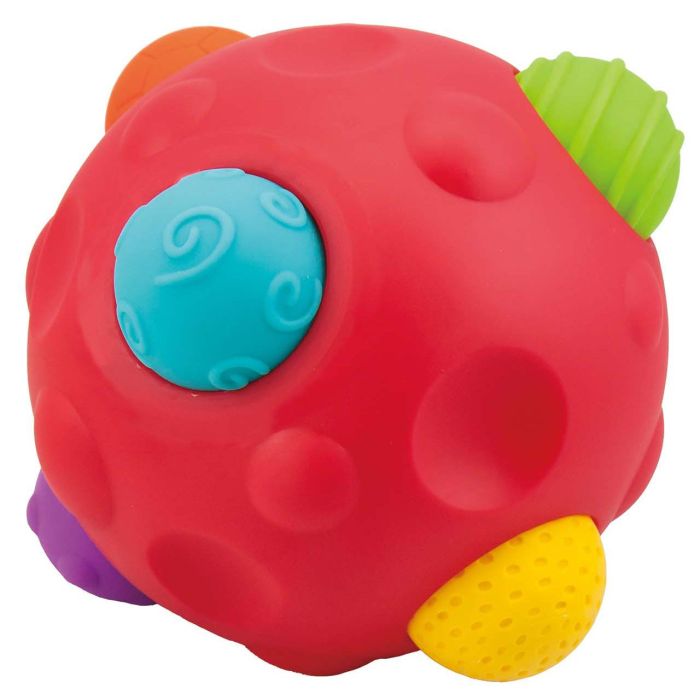 Tachan Pelota Meteorito Grande de Ruber con 5 Minipelotas Encajables Sensoriales; Desarrollo Motricidad Fina Bebés +6 Meses 1 Tachan Pelota Meteorito Grande de Ruber con 5 Minipelotas Encajables Sensoriales; Desarrollo Motricidad Fina Bebés +6 Meses 1