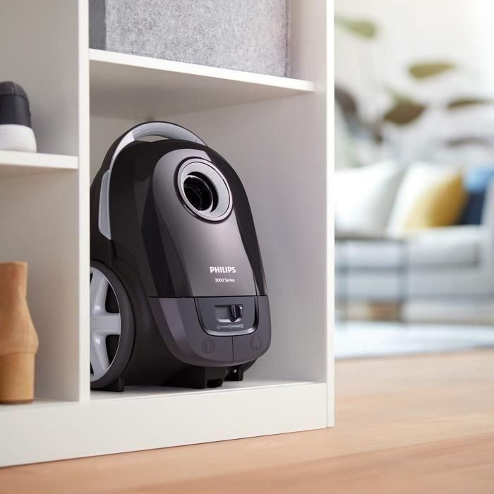 Aspiradora con Bolsa Philips XD3112/09 3 l 79 dB Negro 900 W 900W 4 Aspiradora con Bolsa Philips XD3112/09 3 l 79 dB Negro 900 W 900W 4