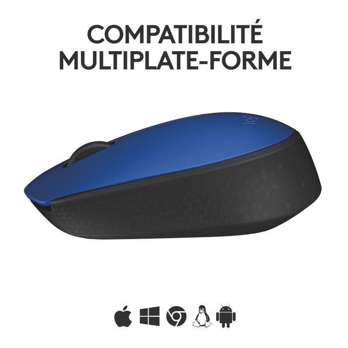 Logitech Ratón M171 Inalámbrico 1000Ppp Ambidiestro 2 Botones Azul 3 Logitech Ratón M171 Inalámbrico 1000Ppp Ambidiestro 2 Botones Azul 3