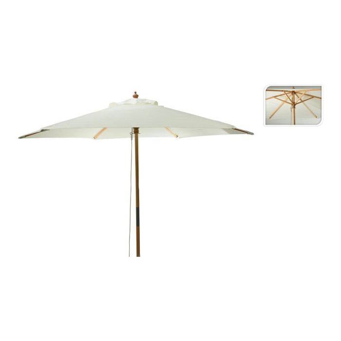 Parasol ø250 cm con mango de madera Parasol ø250 cm con mango de madera