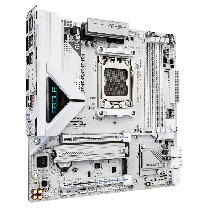 Gigabyte B850M Eagle WiFi6E ICE Placa Base Micro ATX, Chipset B850, Socket AM5, DDR5, Wi-Fi 6E, LAN 2.5GbE 2