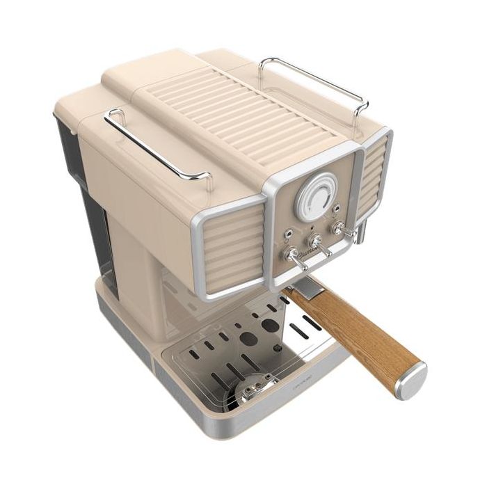 Cecotec 01585 Cafetera Eléctrica Semi-automática Espresso 1350W 20 Bares 1.5L ForceAroma Vaporizador Vintage 3