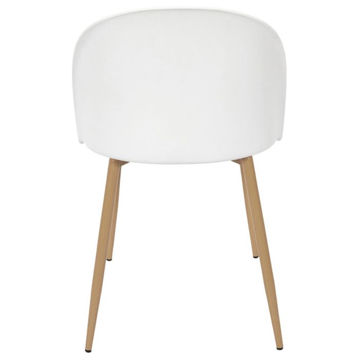 Silla Escandinava Bergen Blanc Home Deco Factory 3