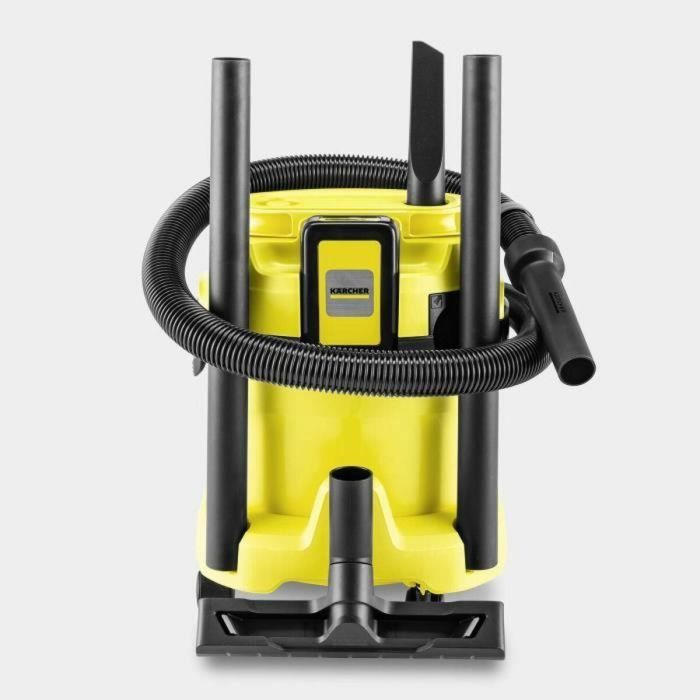 Aspirador de agua y polvo inalámbrico KARCHER WD 2-18 V-12/18 (con batería extraíble de 18 V/2,5 Ah y cargador) - (1.628-501.0) 2