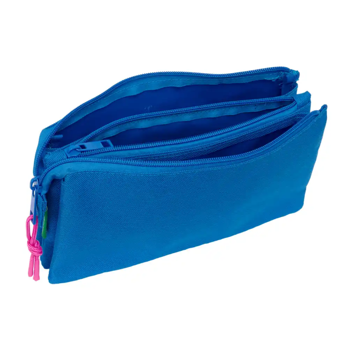 Safta Estuche Portatodo Benetton Basic Tres Cremalleras 120x220x30 mm 2 Safta Estuche Portatodo Benetton Basic Tres Cremalleras 120x220x30 mm 2
