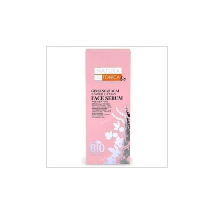 NATURA ESTONICA Serum Facial Ginseng Acai 30ml para Piel Madura con Rosa Damasco - Antiedad Bio