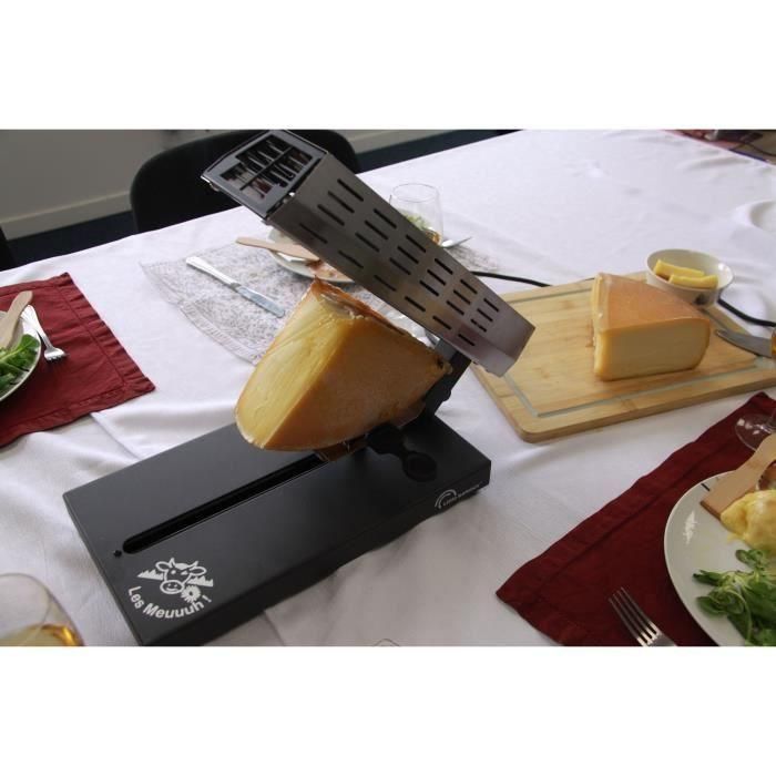 Raclette - LITTLE BALANCE - Cuarto de rueda Savoyarde - 600 W - 4 personas - Diseño Meuuuh / Acero inoxidable 2