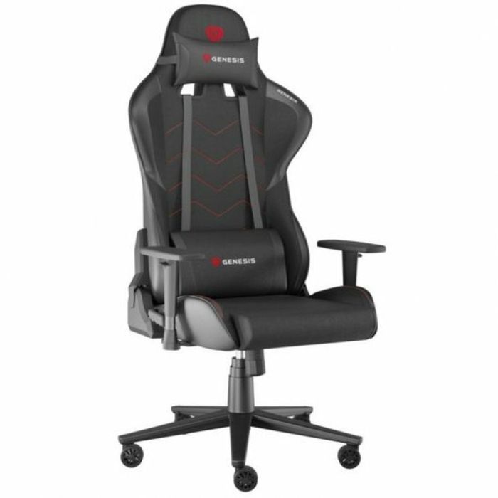 GENESIS Nitro 550 G2 Silla Gaming Universal Acolchada Negra, Tela/Piel, 150kg, Respaldo Reclinable, Reposabrazos Ajustables 4 GENESIS Nitro 550 G2 Silla Gaming Universal Acolchada Negra, Tela/Piel, 150kg, Respaldo Reclinable, Reposabrazos Ajustables 4