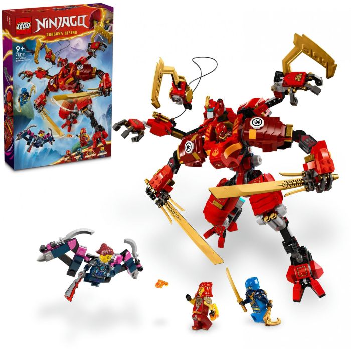 LEGO 71812 NINJAGO Robot Escalador Ninja de Kai, Set de Aventura para Niños 12 LEGO 71812 NINJAGO Robot Escalador Ninja de Kai, Set de Aventura para Niños 12