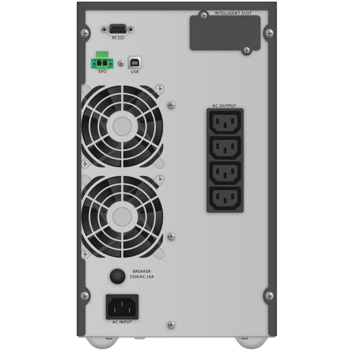 PowerWalker 2000VA / 1800W, Online, 4x C13, USB HID, RS-232, Intelligent Slot, EPO, 4x 12V/9Ah, 17.2 kg 1 PowerWalker 2000VA / 1800W, Online, 4x C13, USB HID, RS-232, Intelligent Slot, EPO, 4x 12V/9Ah, 17.2 kg 1
