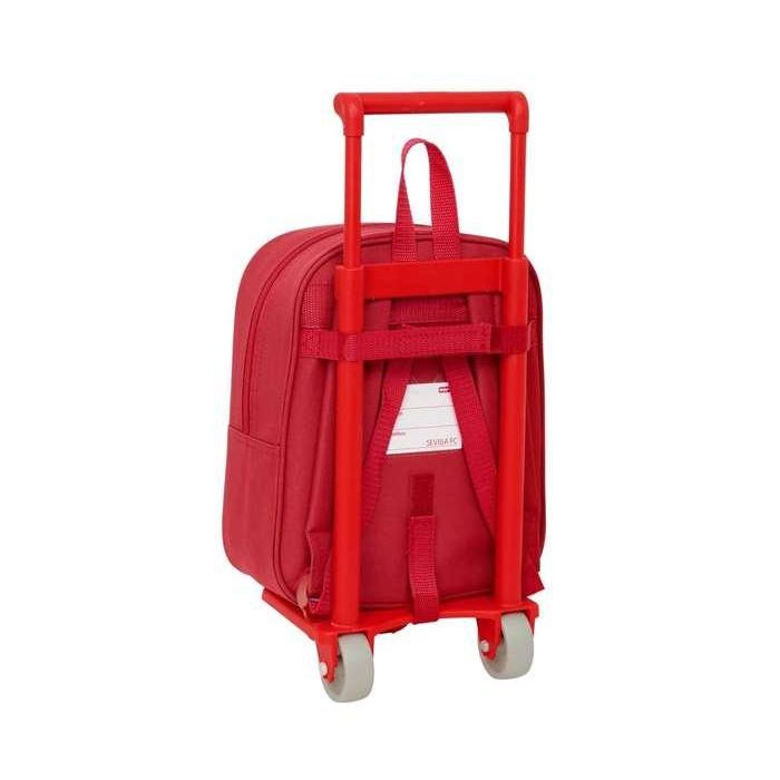 Safta Mochila Infantil 232+carro 805 Resistente Agua Sevilla Fc 22x27x10 Cm 1