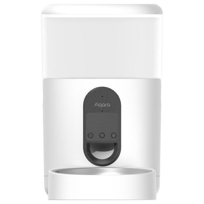 Aqara PETC1-M01 Comedero Automático para Mascotas, 4L, Blanco, Control por App, Batería/USB, Interior