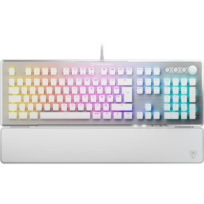 Turtle Beach TBK-1002-12-FR Teclado mecánico para juegos de PC Vulcan II Blanco