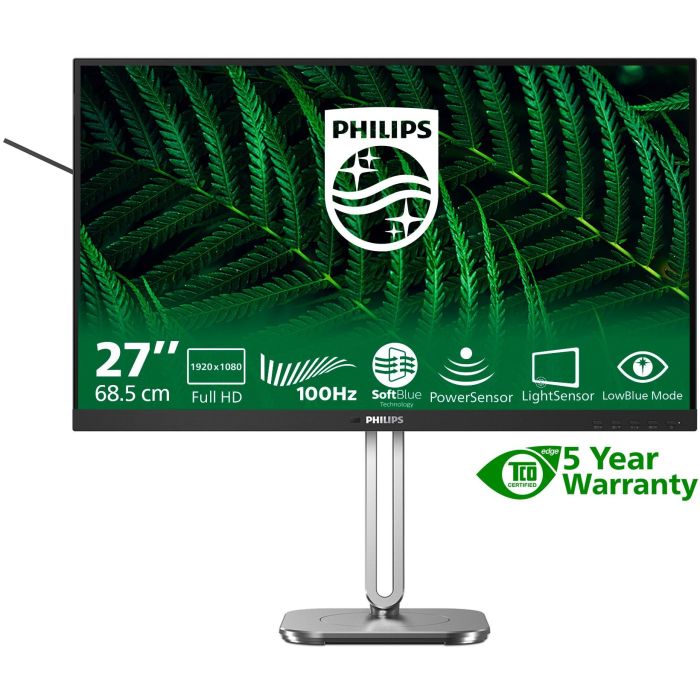 Philips Monitor 27B2G5200 27" Full HD IPS 100Hz HDMI DisplayPort USB con Altavoces