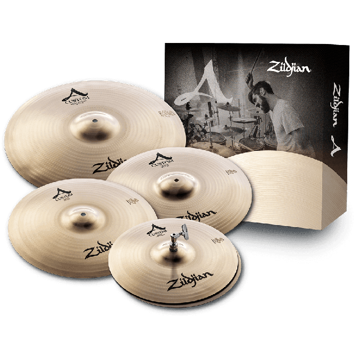 Juego Platos A Custom + Crash 18"