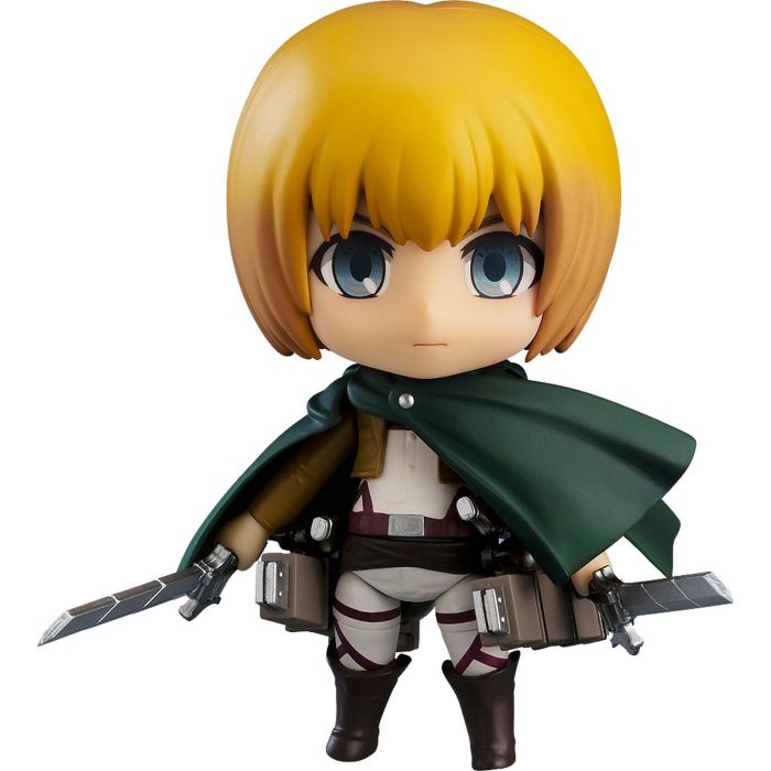 Good Smile Company Nendoroid Armin Alert Survey Corps Attack on Titan Figura Articulada PVC 10 cm con Accesorios Good Smile Company Nendoroid Armin Alert Survey Corps Attack on Titan Figura Articulada PVC 10 cm con Accesorios