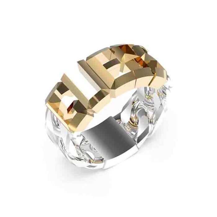 Anillo Mujer Guess JUMR03206JWYGST62 22 Plateado Dorado 5 Anillo Mujer Guess JUMR03206JWYGST62 22 Plateado Dorado 5