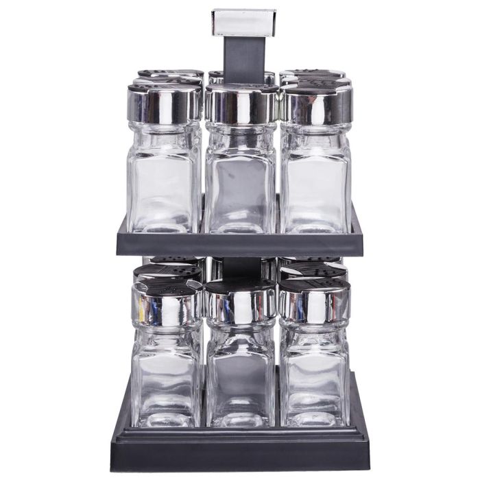 Cook Concept Especiero Giratorio 2 Pisos 16 Botes Cristal Capacidad 100 Ml 2