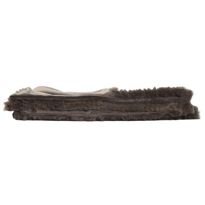 Manta Urban DKD Home Decor Marron 170 x 1 x 130 cm (2 Unidades) 2 Manta Urban DKD Home Decor Marron 170 x 1 x 130 cm (2 Unidades) 2
