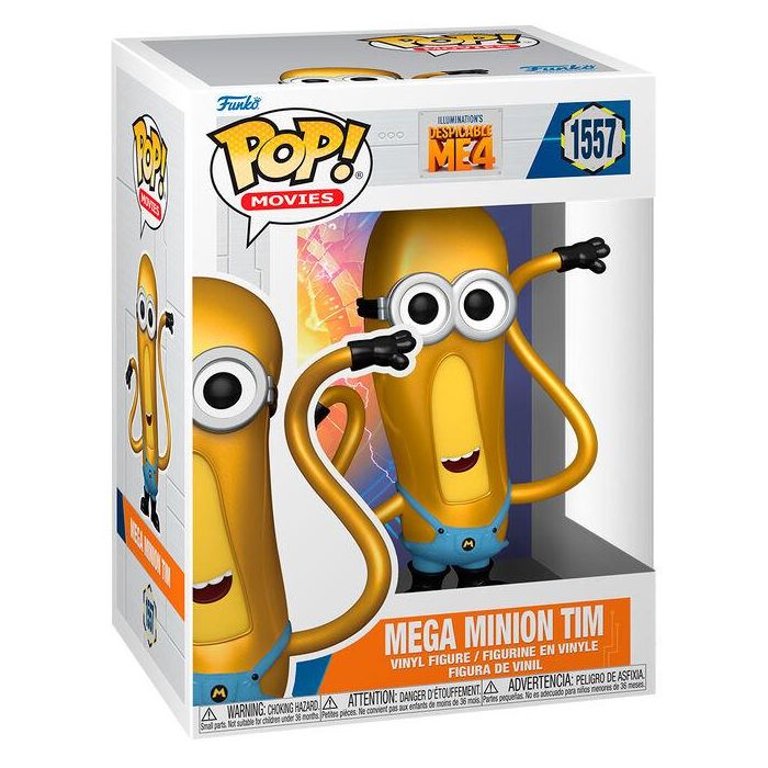 Funko Figura POP Gru Mi Villano Favorito 4 Mega Minion Tim 9cm Vinilo