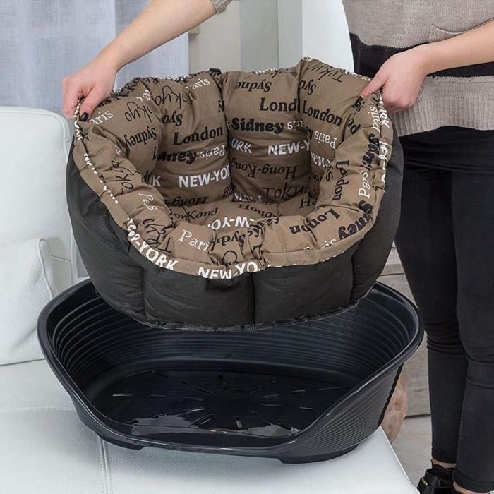 Cesta - FERPLAST - SOFÁ 6 - Diseño moderno - Cojín estampado - Antideslizante 2 Cesta - FERPLAST - SOFÁ 6 - Diseño moderno - Cojín estampado - Antideslizante 2