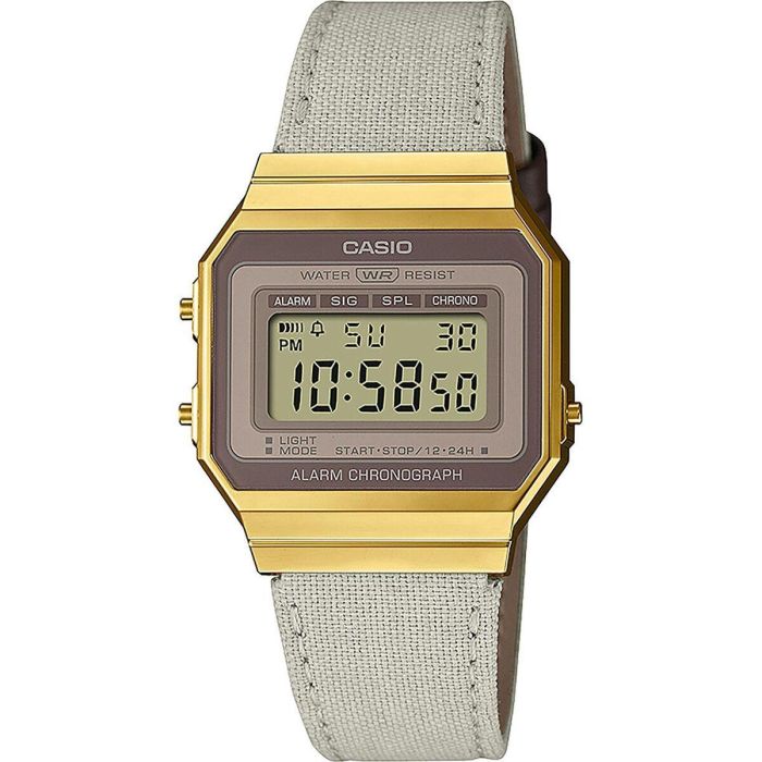 Reloj Unisex Casio VINTAGE SLIM DESIGN Marrón (Ø 35,5 mm)