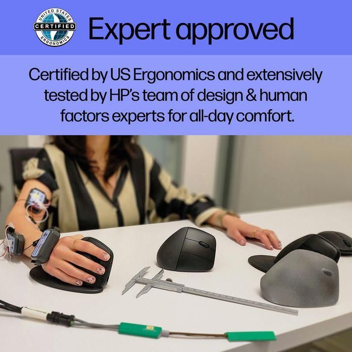 HP 920 Ratón Inalámbrico Ergonomico Vertical con Reposamuñecas 19 HP 920 Ratón Inalámbrico Ergonomico Vertical con Reposamuñecas 19