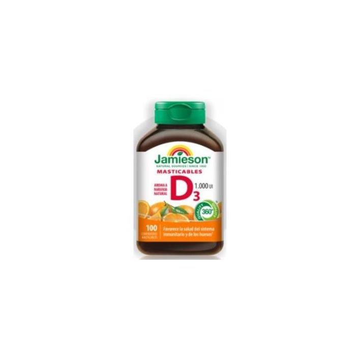Vitamina D 1000Ui 100Comp.Masticables