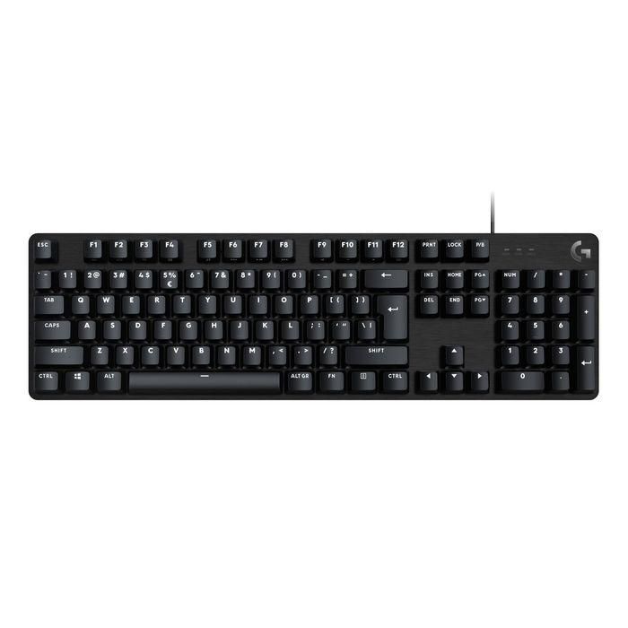 Logitech G413 SE Teclado Gaming Mecánico Táctil Full-Size QWERTY USB US International Teclas PBT Anti-Ghosting Retroiluminación Blanca