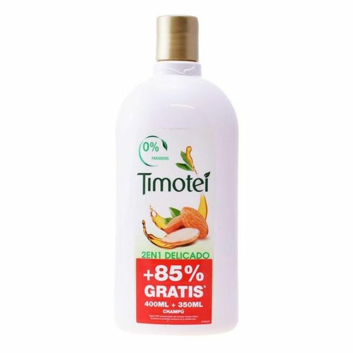 Timotei Champú 2 en 1 con Aceite de Almendras Dulces - Acondicionador Brillo para Cabello Normal 750 ml Timotei Champú 2 en 1 con Aceite de Almendras Dulces - Acondicionador Brillo para Cabello Normal 750 ml