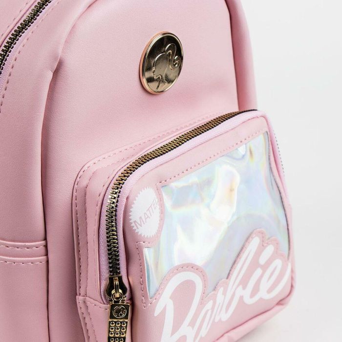 Barbie Mochila Casual de Moda en Polipiel Rosa para Niñas, Ideal para Edad +3 Años, Dimensiones 19.5x25x11 cm Barbie Mochila Casual de Moda en Polipiel Rosa para Niñas, Ideal para Edad +3 Años, Dimensiones 19.5x25x11 cm