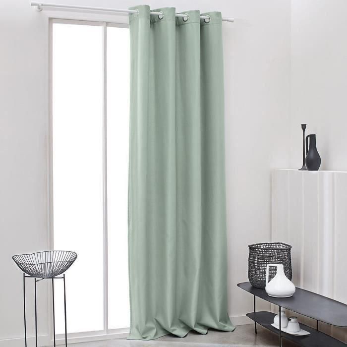 Cortina aislante térmica TODAY Essential Uni - 140 x 240 cm - Celadon Cortina aislante térmica TODAY Essential Uni - 140 x 240 cm - Celadon