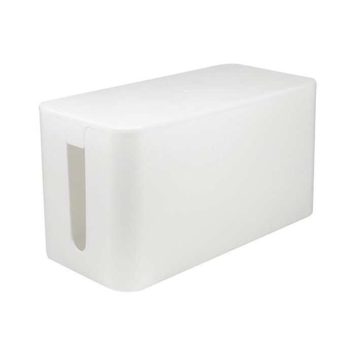 LogiLink KAB0061 Caja de Gestión de Cables Pequeña Plástico Blanco 235x115x120mm