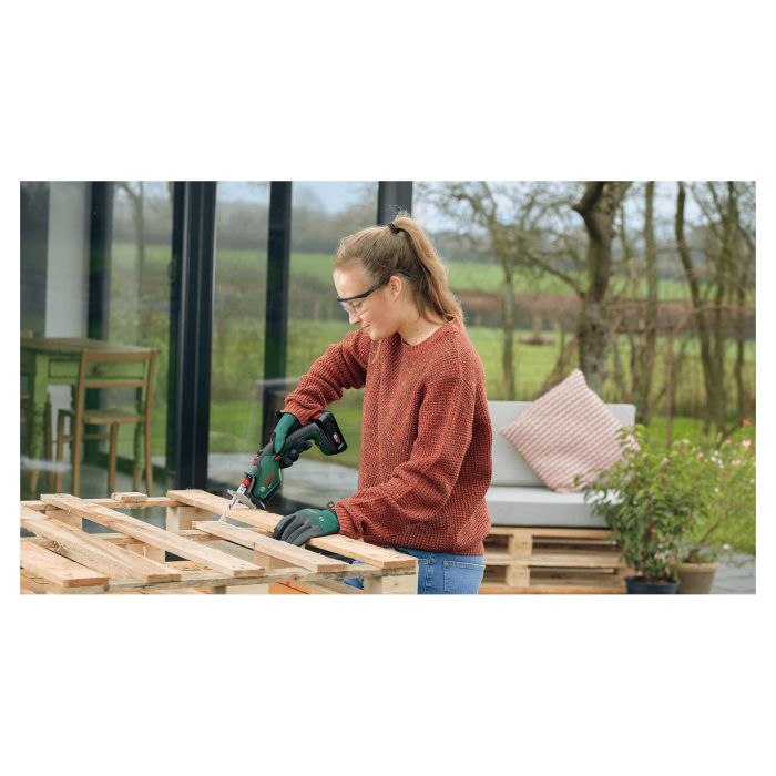 Bosch Keo 18 (1 2AH Batería) Podadora Eléctrica, Capacidad de Corte hasta 8 cm, Tecnología Iones de Litio para Jardinería