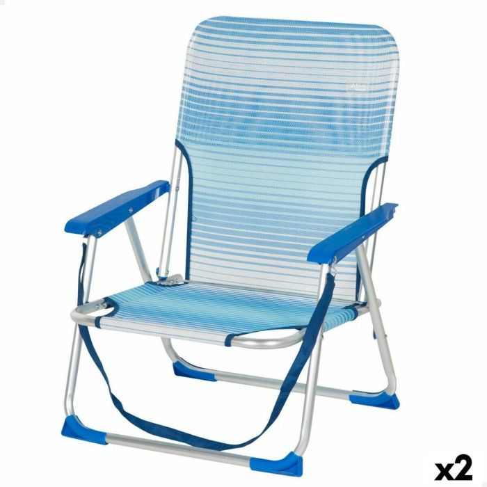 Silla de Playa Aktive 44 x 72 x 40 cm