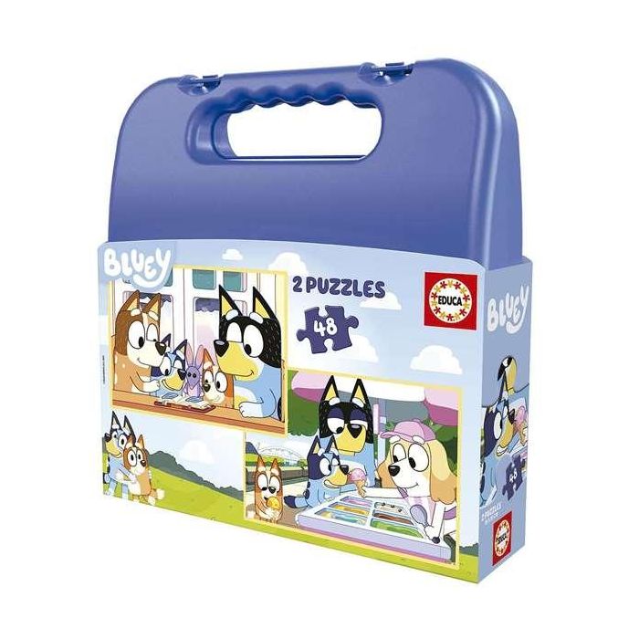 Educa Puzzles Bluey 2x48 Piezas en Maletín para Niños de 4 a 6 Años 1