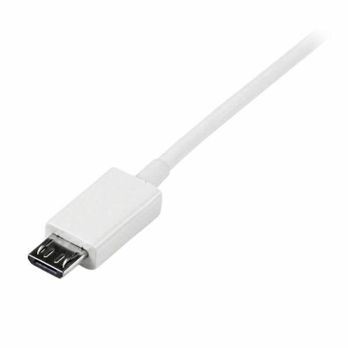 Cable USB a micro USB Startech USBPAUB2MW Blanco Amarillo (4 Unidades) 1 Cable USB a micro USB Startech USBPAUB2MW Blanco Amarillo (4 Unidades) 1