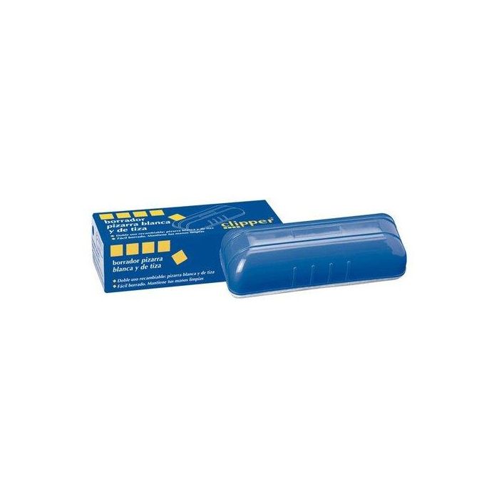 Alpino Borrador Pizarra Blanca Y Negra Clipper con Recarga
