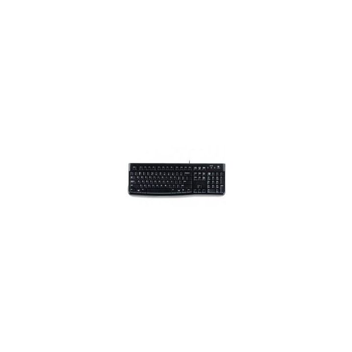 Logitech Teclado K120 USB con cable, diseño estándar QWERTY, resistente a salpicaduras 0 Logitech Teclado K120 USB con cable, diseño estándar QWERTY, resistente a salpicaduras 0