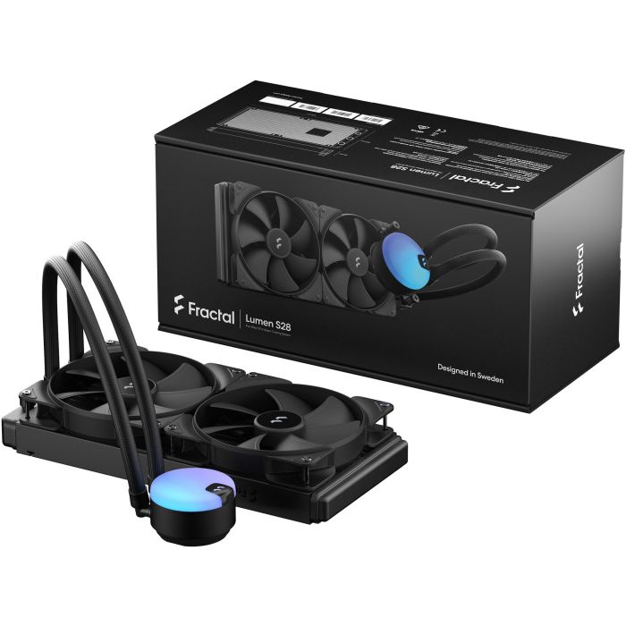 Fractal Design LUMEN S28 v2 Refrigeración Líquida AIO para CPU con Ventiladores de 14cm y Iluminación LED 6