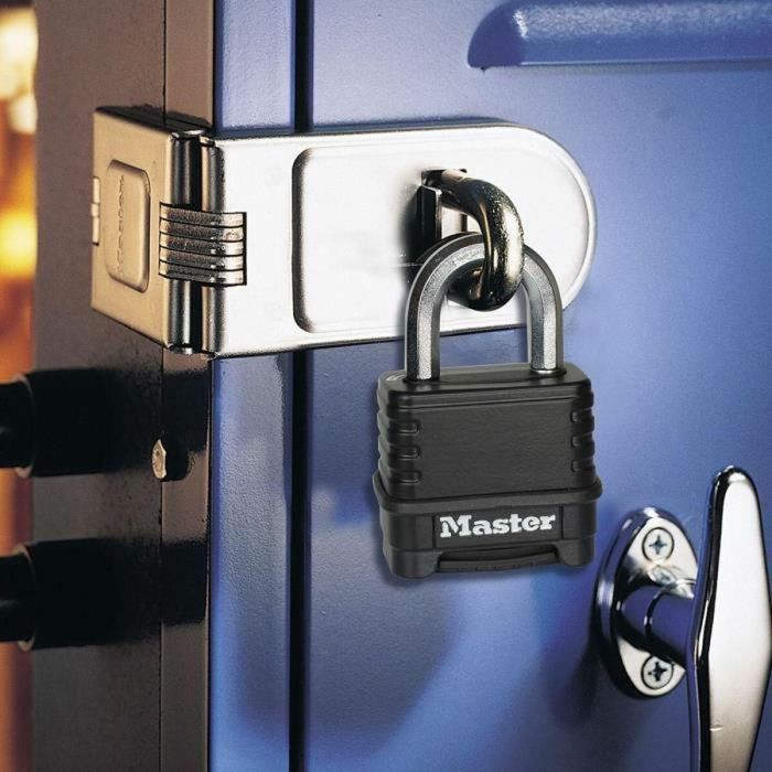 Candado de combinación Master Lock M178EURD Acero Zinc Negro 3