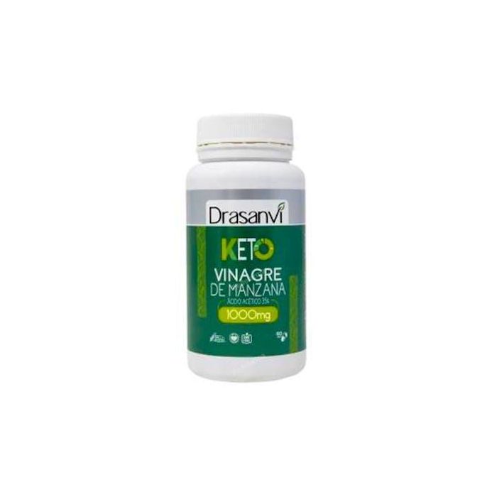 DRASANVI Vinagre de Manzana 35% 60 Cápsulas Keto, Vegano, Sin Gluten