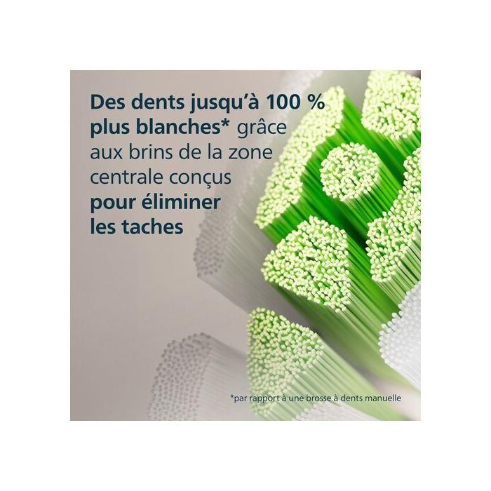 Philips Sonicare HX6066/87 Optimal White - Paquete de 6 cabezales de cepillo de dientes (blanco óptimo) 3